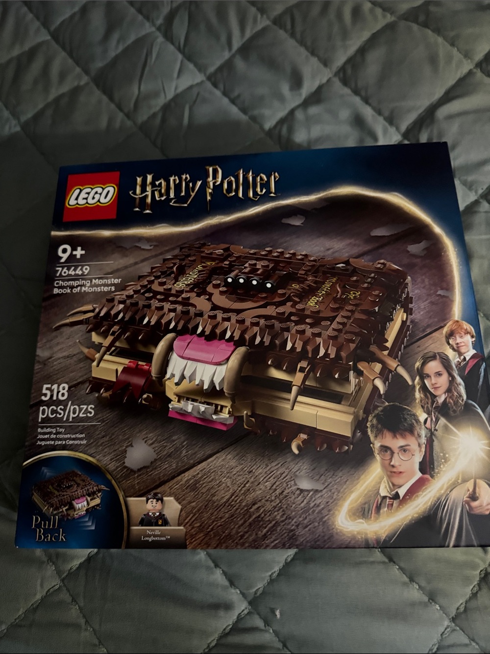 LEGO Harry Potter Chomping Monster Book of Monsters - Brown, Tan, Pink, White